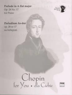 Okładka książki Preludium As-dur op. 28 nr 17 na fortepian