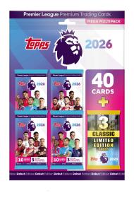 Premier League 2026 Mega Multipack. Wydawca: Topps. Multiszop.pl Opakowanie Premier League 2026 Mega Multipack