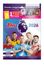 Premier League 2026 Starter pack. Wydawca: Topps. Multiszop.pl Opakowanie Premier League 2026 Starter pack