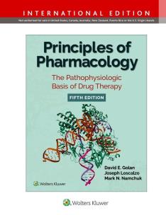 Okładka książki Principles of Pharmacology, International Edition