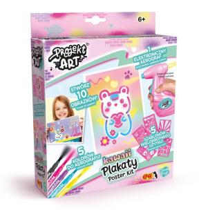 Opakowanie Projekt Art z aerografem - Plakaty Kawaii