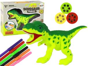 Opakowanie Projektor dinozaur do rysowania + pisaki