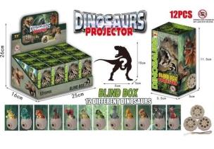 Projektor dinozaur MIX. Wydawca: Merkpol. Multiszop.pl Opakowanie Projektor dinozaur MIX