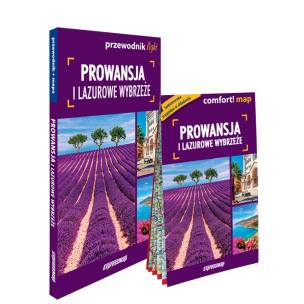 Okładka książki Prowansja i Lazurowe Wybrzeże light przewodnik + mapa