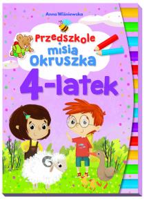 Okładka książki Przedszkole misia Okruszka 4-latek