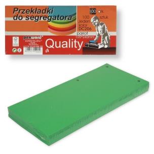 Opakowanie Przekładki do segregatora 100szt parrot