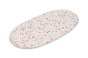 Opakowanie Prześcieradło do wózka bawełna bloom pink 35x75