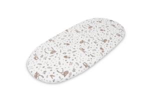 Opakowanie Prześcieradło do wózka bawełna forest beige 35x75
