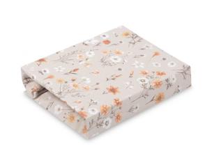 Opakowanie Prześcieradło Drukowane Bawełna Bloom Beige 60x120