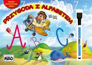 Przygoda z alfabetem. Autor: Opracowanie zbiorowe. Multiszop.pl Okładka książki Przygoda z alfabetem