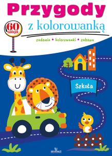 Okładka książki Przygody z kolorowanką