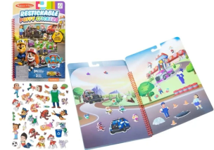 Psi Patrol Historie z naklejkami wypukłe. Wydawca: Melissa & Doug. Multiszop.pl Opakowanie Psi Patrol Historie z naklejkami wypukłe