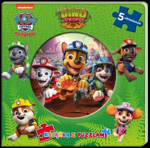 Okładka książki Psi Patrol. Książka z puzzlami