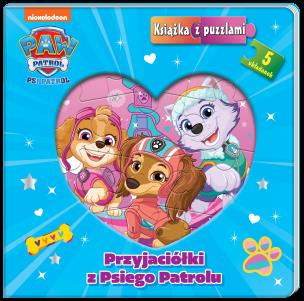 Okładka książki Psi Patrol. Psi Patrol. Książka z puzzlami