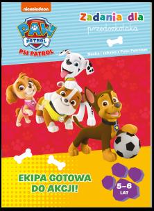 Okładka książki Psi Patrol. Zadania dla przedszkolaka. Ekipa..