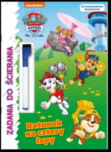 Okładka książki Psi Patrol. Zadania do ścierania. Ratunek na cztery łapy