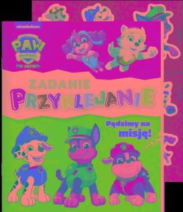 Okładka książki Psi Patrol. Zadanie przyklejanie
