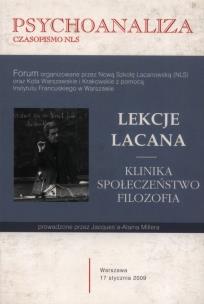 Okładka książki Psychoanaliza wyd. specjalne 2011 Lekcje Lacana