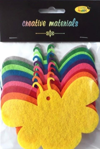 Opakowanie Pszczółki z filcu 11,5x 8cm 9szt