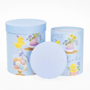 Opakowanie Pudełko Flower Box 2szt Wielkanoc ROZETTE