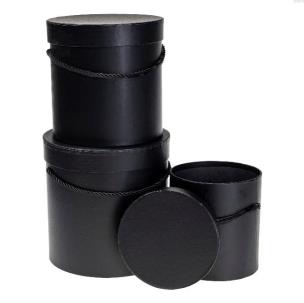 Opakowanie Pudełko Flower Box 3szt czarny ROZETTE