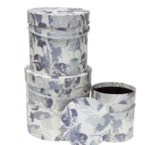 Opakowanie Pudełko Flower Box 3szt liście ROZETTE