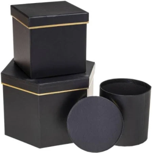 Opakowanie Pudełko Flower Box 3szt mix ROZETTE