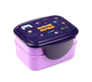 Opakowanie Pudełko na lunch ze sztućcami Game Over