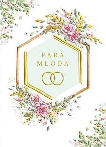 Opakowanie Pudełko Pamiątkowe Ślub eukaliptus