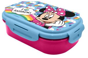 Pudełko śniadaniowe + sztućce Minnie MN30016. Wydawca: Kids Euroswan. Multiszop.pl Opakowanie Pudełko śniadaniowe + sztućce Minnie MN30016