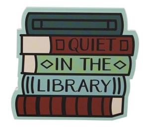 Opakowanie Pulteney Press Notes pocket Cisza w bibliotece