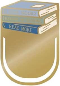 Opakowanie Pulteney Press Zakładka metalowa Rather Be Reading