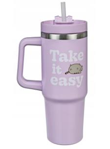 Pusheen kubek metalowy vacuum termiczny. Wydawca: Pusheen. Multiszop.pl Opakowanie Pusheen kubek metalowy vacuum termiczny