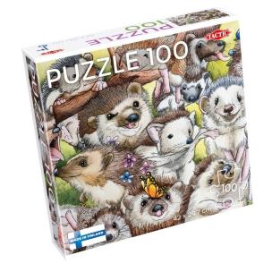 Puzzle 100 el. Jeże. Wydawca: Tactic. Multiszop.pl Opakowanie Puzzle 100 el. Jeże