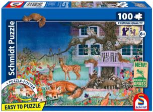 Opakowanie Puzzle 100 PQ Zwierzęta nocą 113646