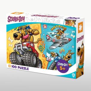 Opakowanie Puzzle 100 Scooby-Doo: Szybsi niż wiat