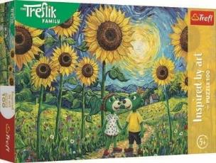 Opakowanie Puzzle 100 Spacer wśród słoneczników