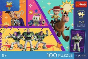 Opakowanie Puzzle 100 Toy Story 5 + plakat TREFL