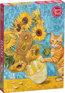 Opakowanie Puzzle 1000 CherryPazzi Cat & Art 31629