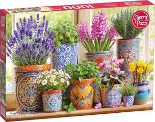Opakowanie Puzzle 1000 CherryPazzi Pottery in Bloom 31728