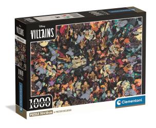 Opakowanie Puzzle 1000 Compact Impossible ! Disney Villains 37518