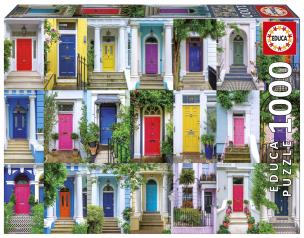 Puzzle 1000 Drzwi z Notting Hill Londyn Anglia. Wydawca: Educa. Multiszop.pl Opakowanie Puzzle 1000 Drzwi z Notting Hill Londyn Anglia