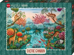 Opakowanie Puzzle 1000 Egzotyczny ogród, Raj