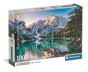 Opakowanie PUZZLE 1000 EL COMPACT  Emerald Lake Braies