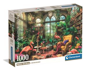 Opakowanie PUZZLE 1000 EL COMPACT  The Greenhouse Library