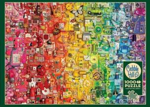 Opakowanie Puzzle 1000 Kolorowa tęcza