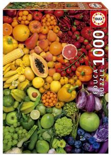 Puzzle 1000 Kolorowe witaminy. Wydawca: Educa. Multiszop.pl Opakowanie Puzzle 1000 Kolorowe witaminy