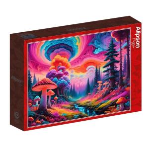 Opakowanie Puzzle 1000 Las pełen grzybów