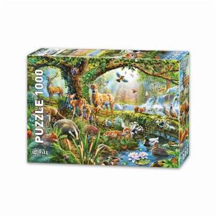 Opakowanie Puzzle 1000 Leśne życie