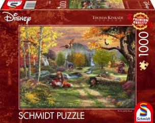 Opakowanie Puzzle 1000 Lis i Pies (Disney)